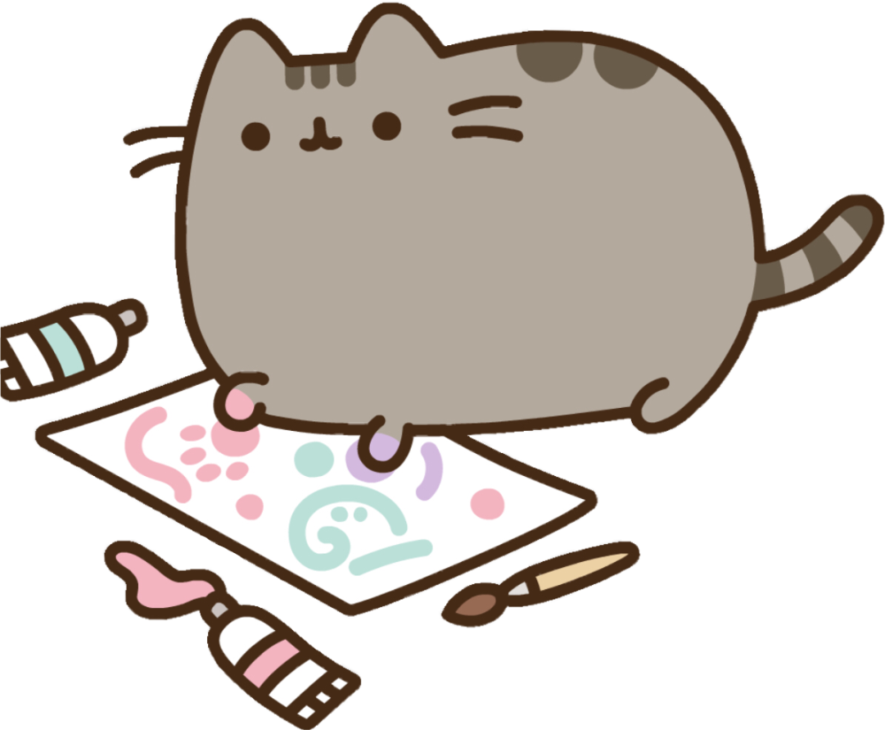 Котики мультяшные няшные