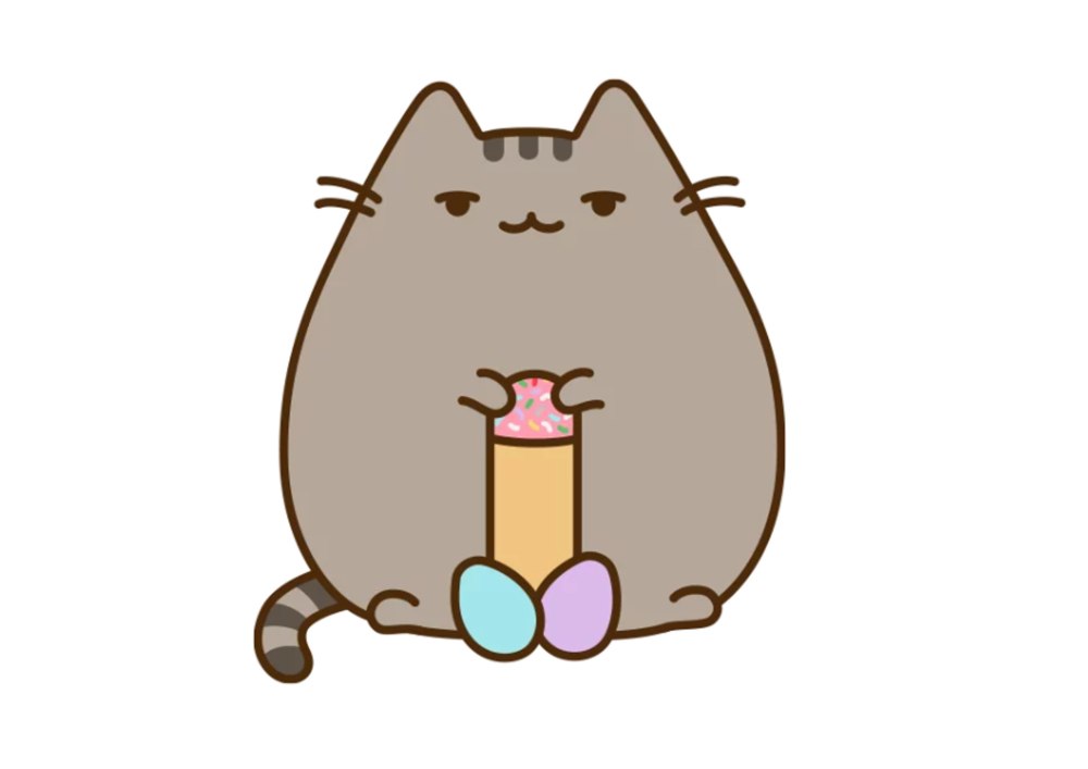 Кот Пушин спит