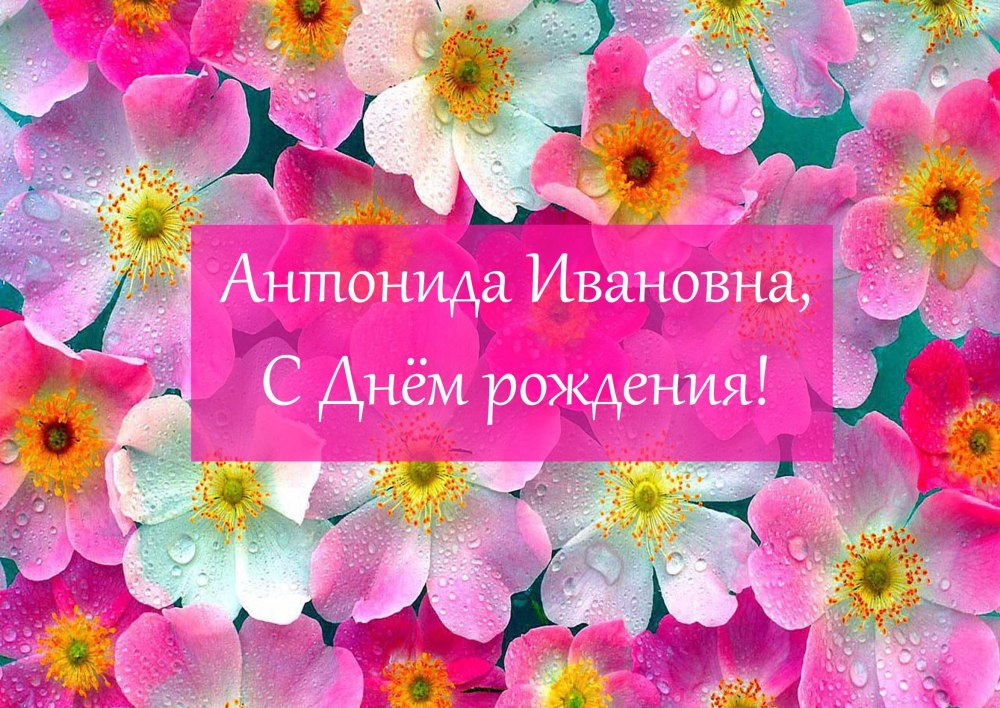 Вера Ивановна с днем рождения