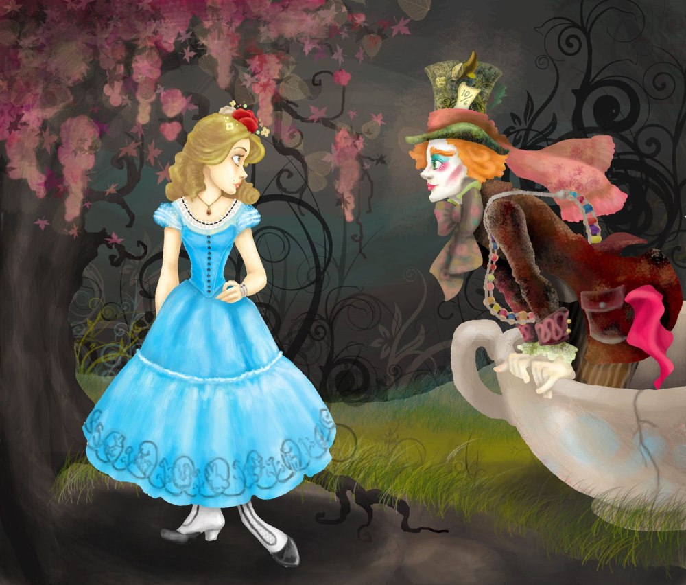 Alice's Adventures in Wonderland and through the looking Glass