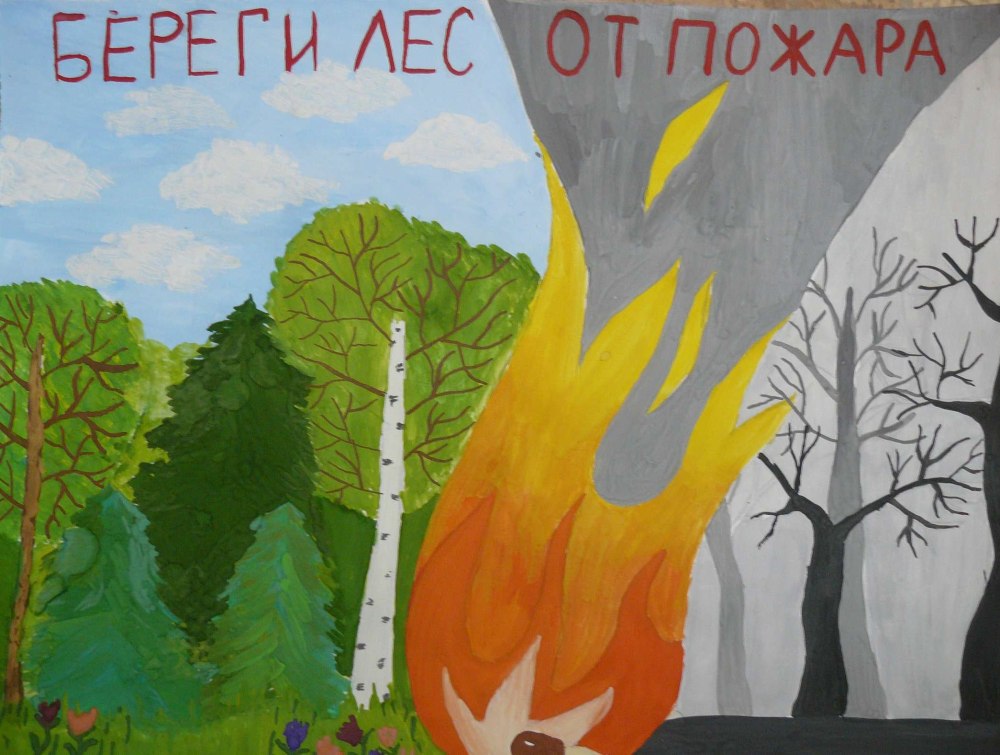 Плакат на тему защита природы