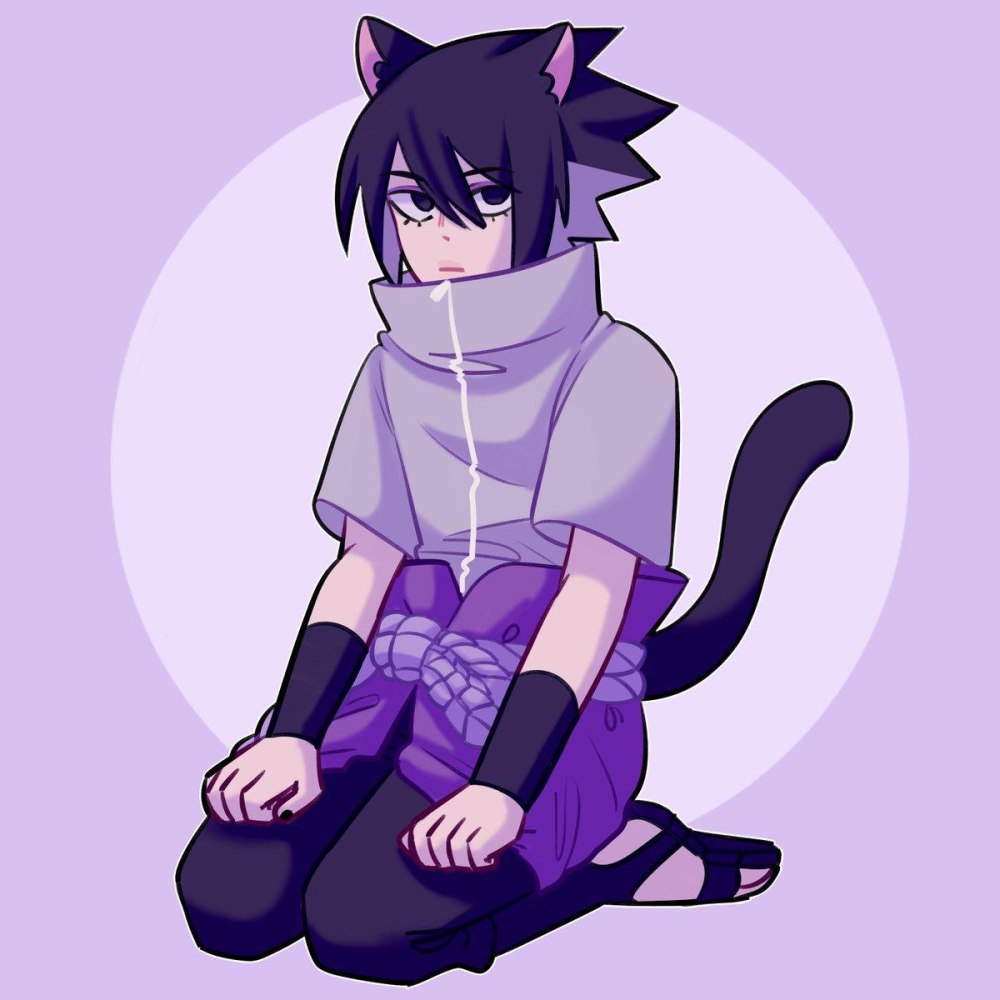 Аниме кот Саске