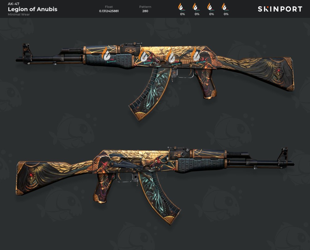 AK-47 красный Китай