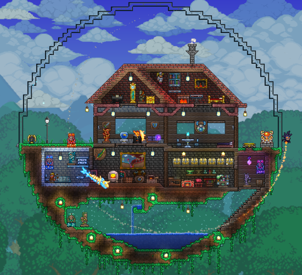 N terraria. Дом купол террария. Дом шар террария. Стеклянный домик в террария. Маленький домик в террарии.