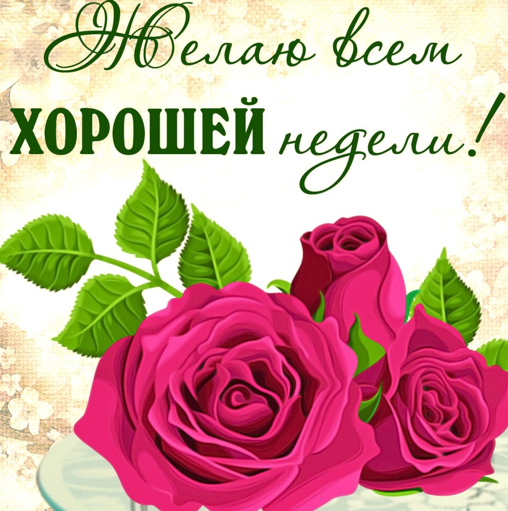 С началом новой недели