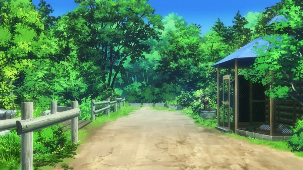 Non non Biyori пейзажи