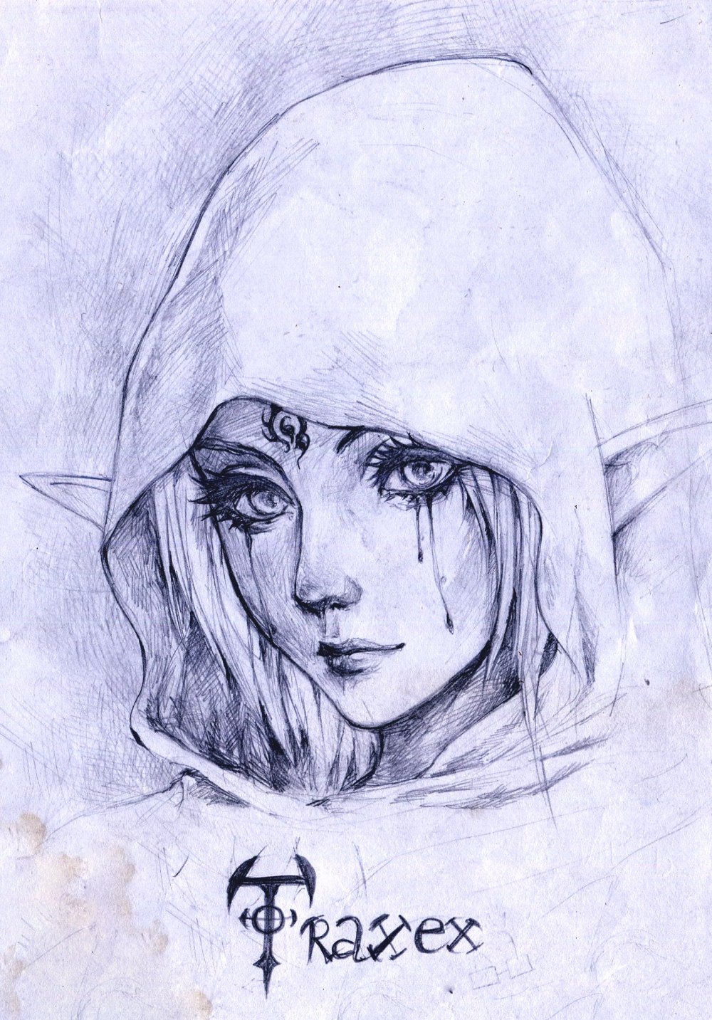 Рисунки карандашом грустные