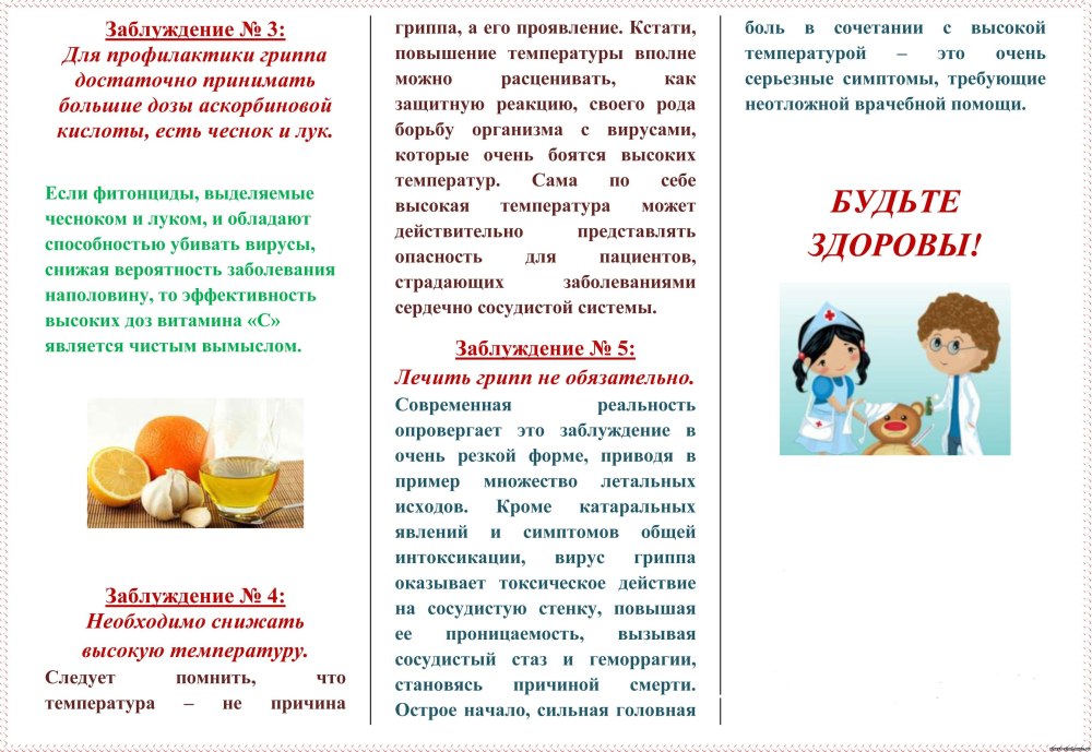 Брошюры для пациентов
