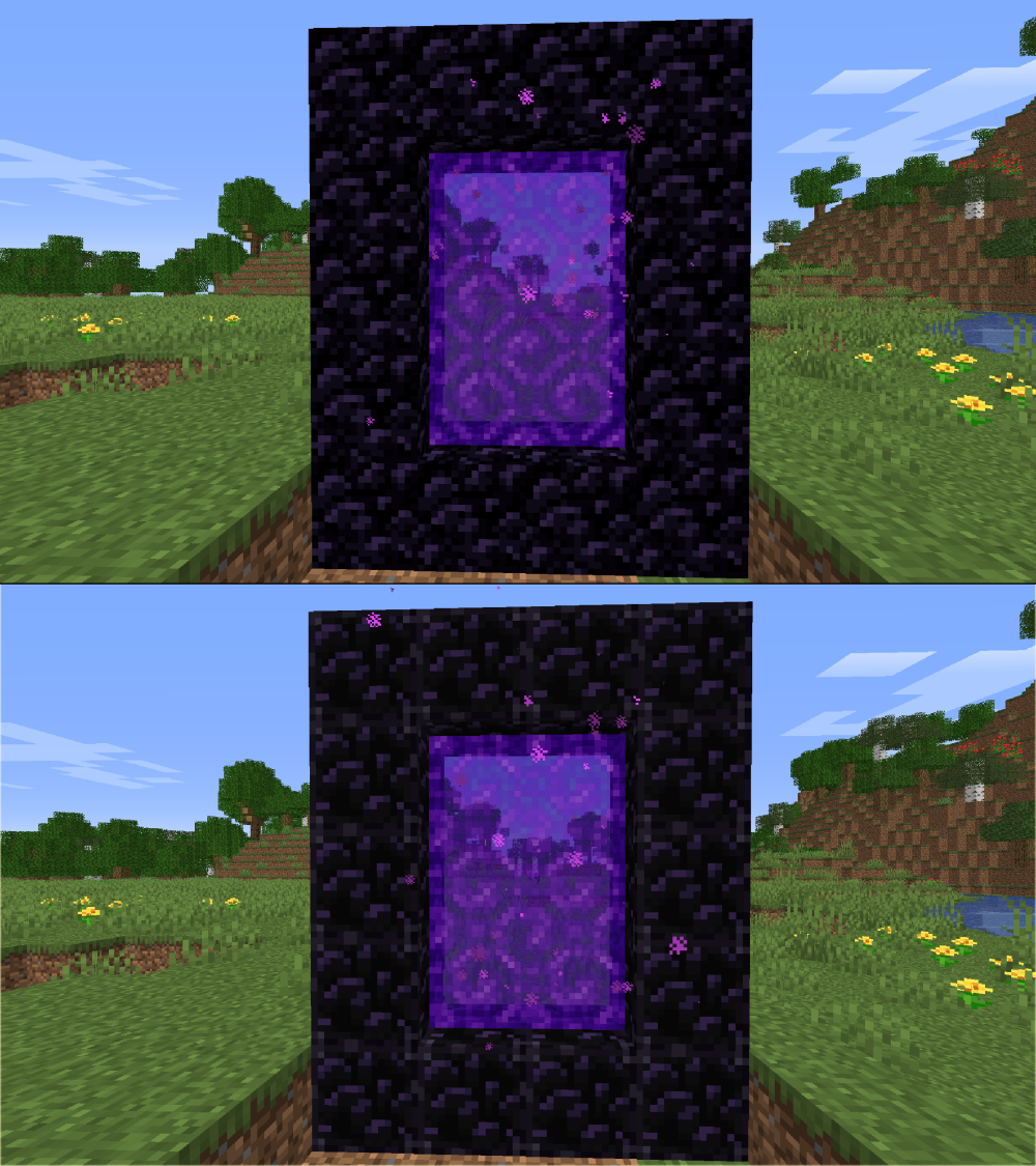 Minecraft портал обсидиан