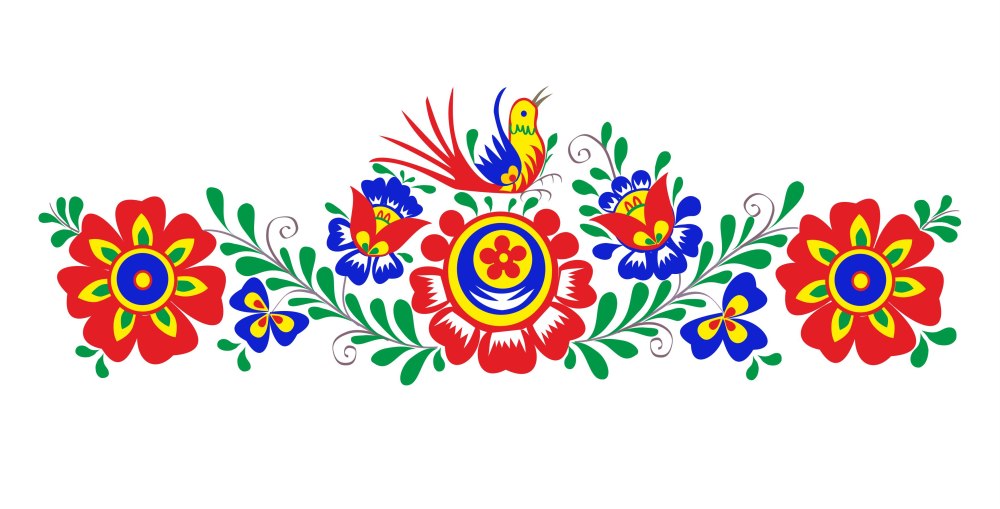 Городецкая роспись Украешки