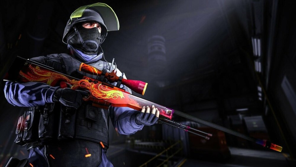 CS go черный фон