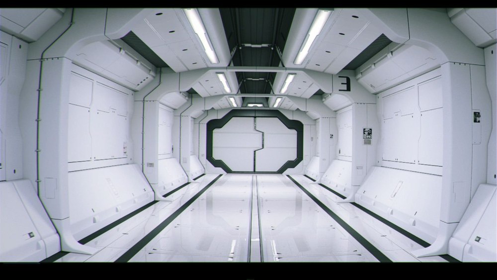 3d Sci Fi tunnel