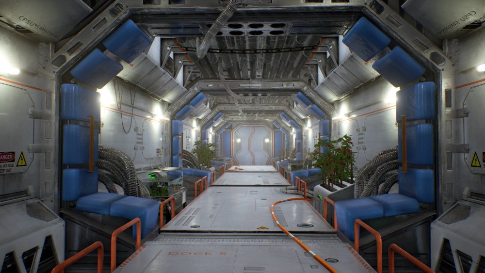 Лаборатория ангар Sci Fi