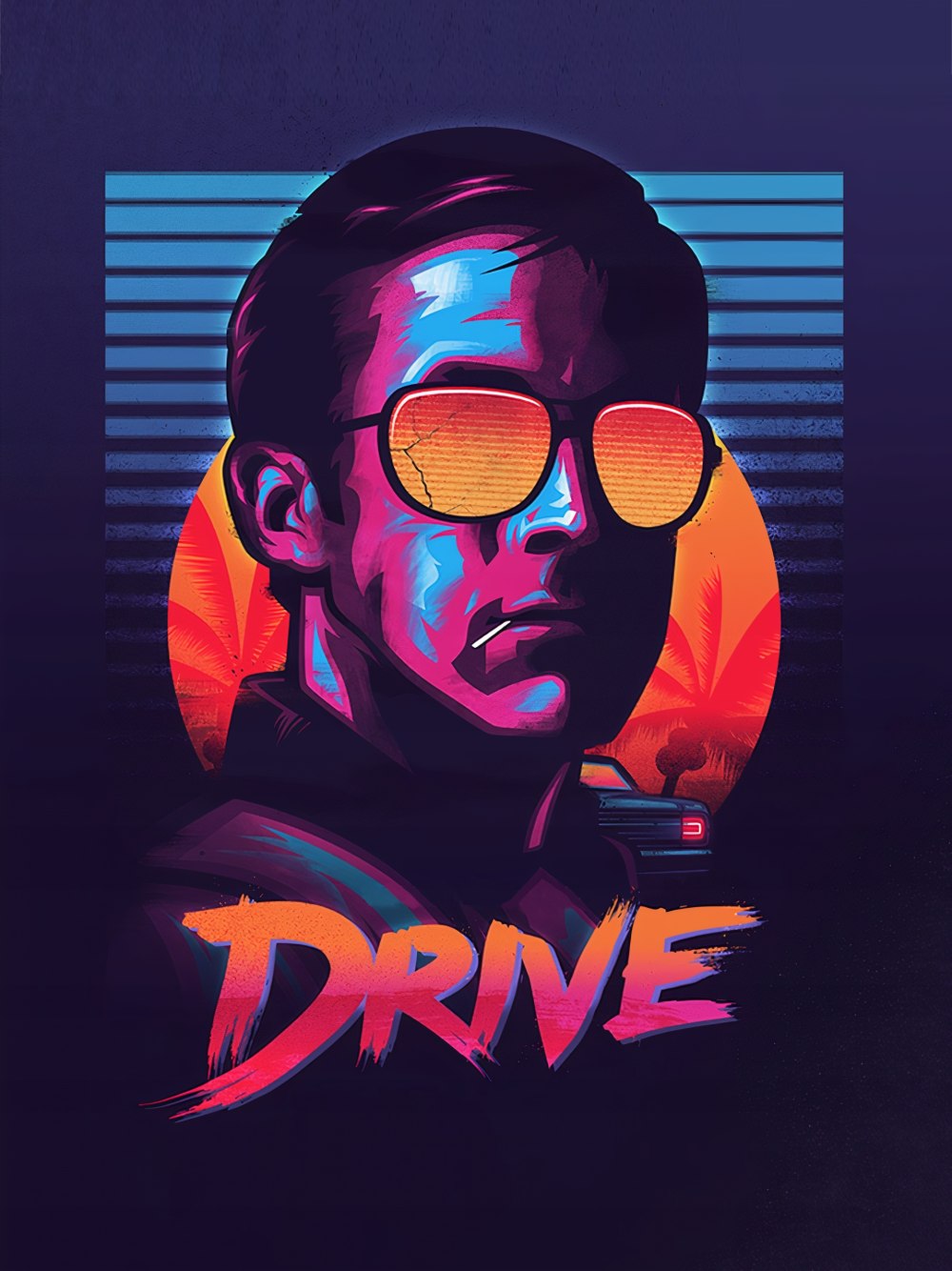 Райан Гослинг Retro Wave