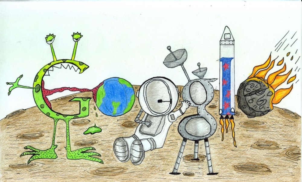 Космонавтика будущего рисунок