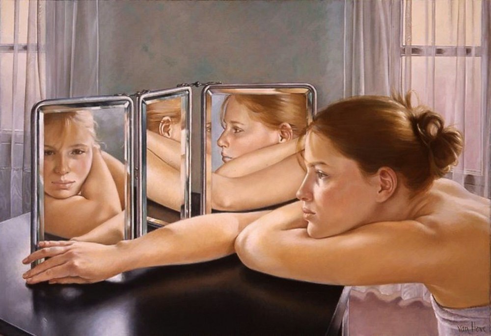Художница Francine van hove. Натурщицы.