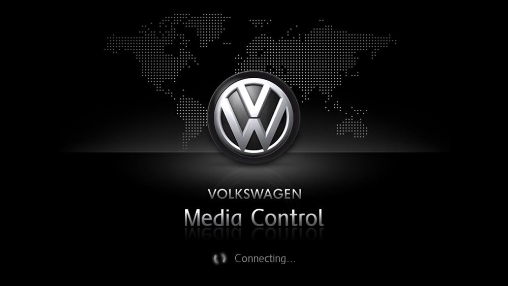 Логотип VW для магнитолы
