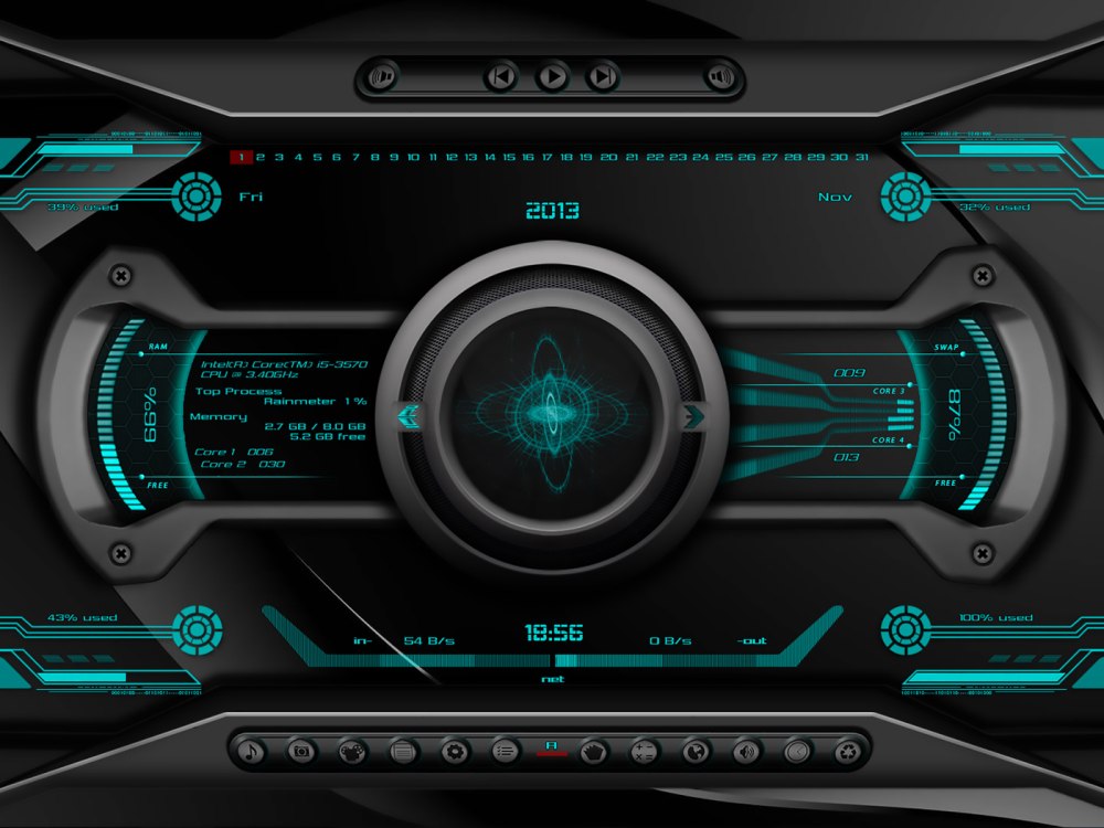 Rainmeter темы