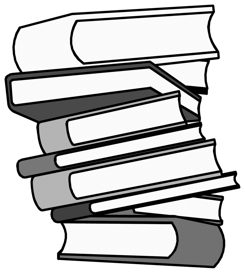 Стопка книг пиктограмма