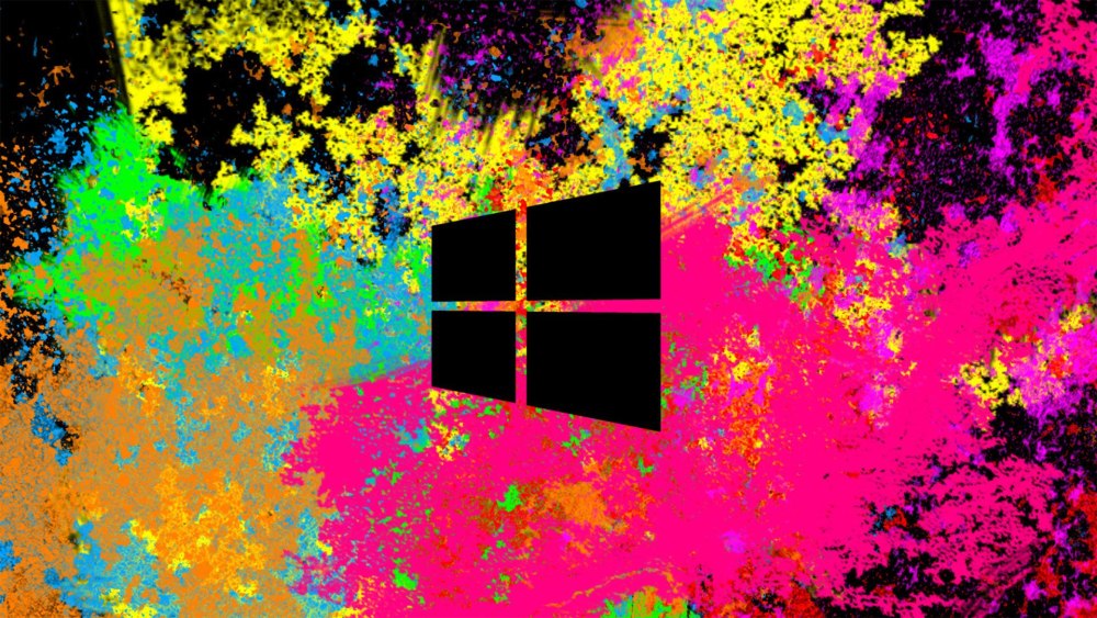 Windows обои разноцветные