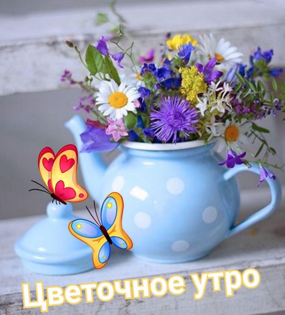 Утренние цветы