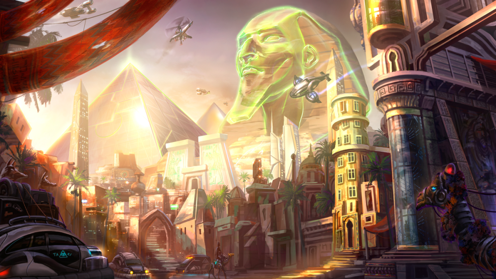 Храм Анубиса Overwatch Concept Art