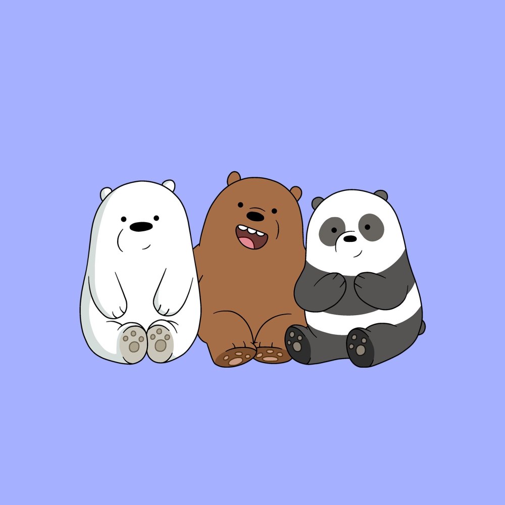We bare Bears белый