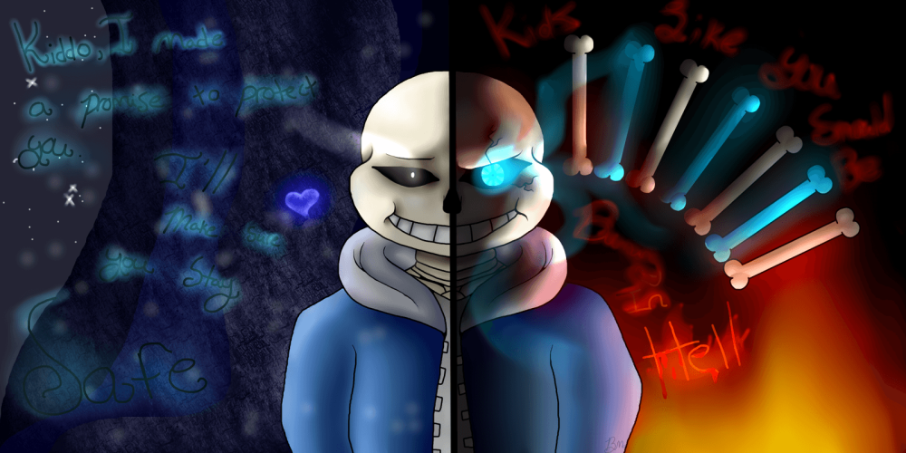 Санс Undertale Bad time