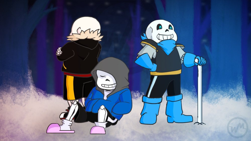 Санс Undertale гифки