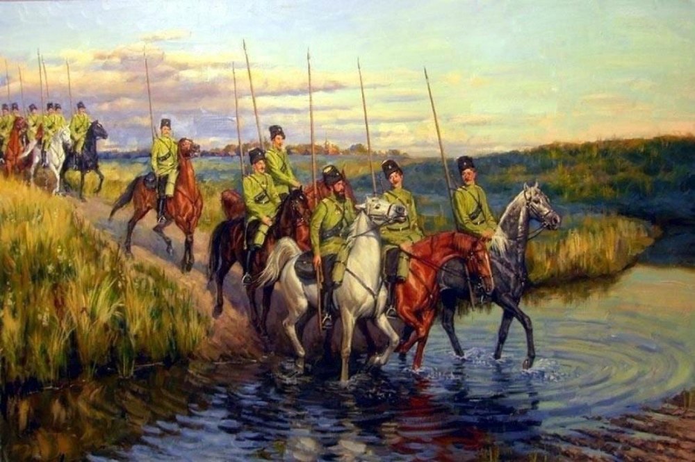 Яицкие казаки картина 18 в
