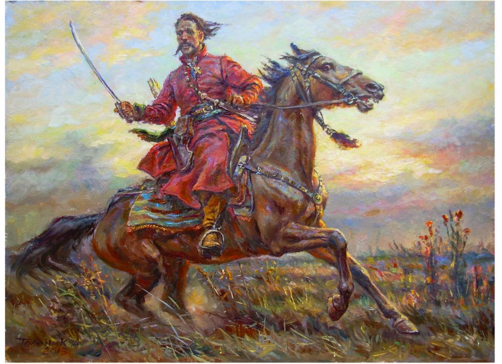 Художник Теленик казаки