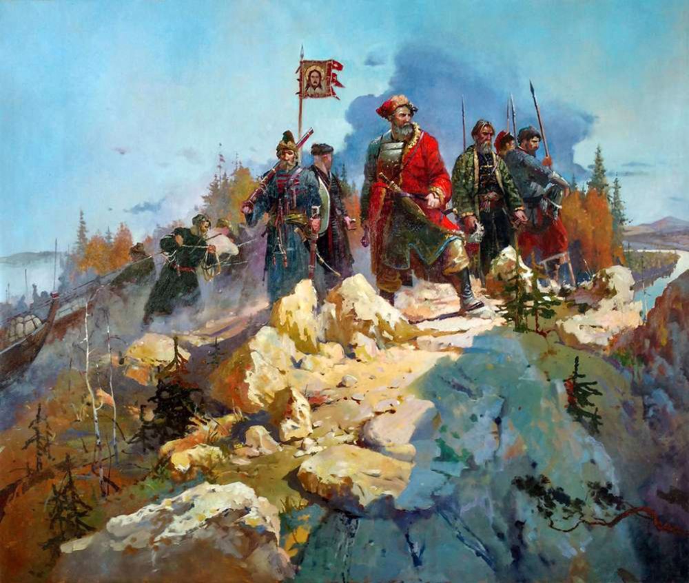 Картина Кубань Кубанские казаки