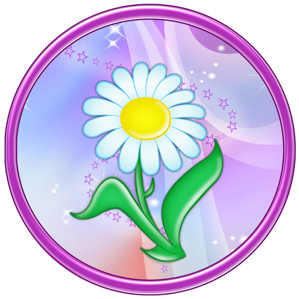 Цветок для садика на кабинки