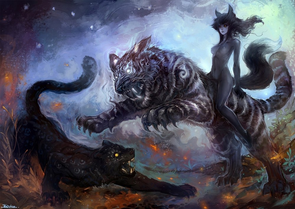 Большие кошки фэнтези