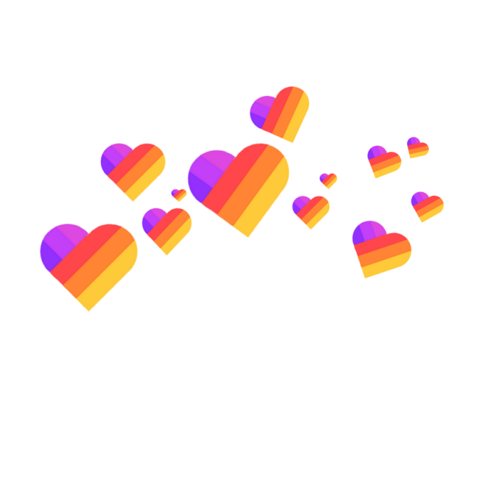 Сердечки из тик тока