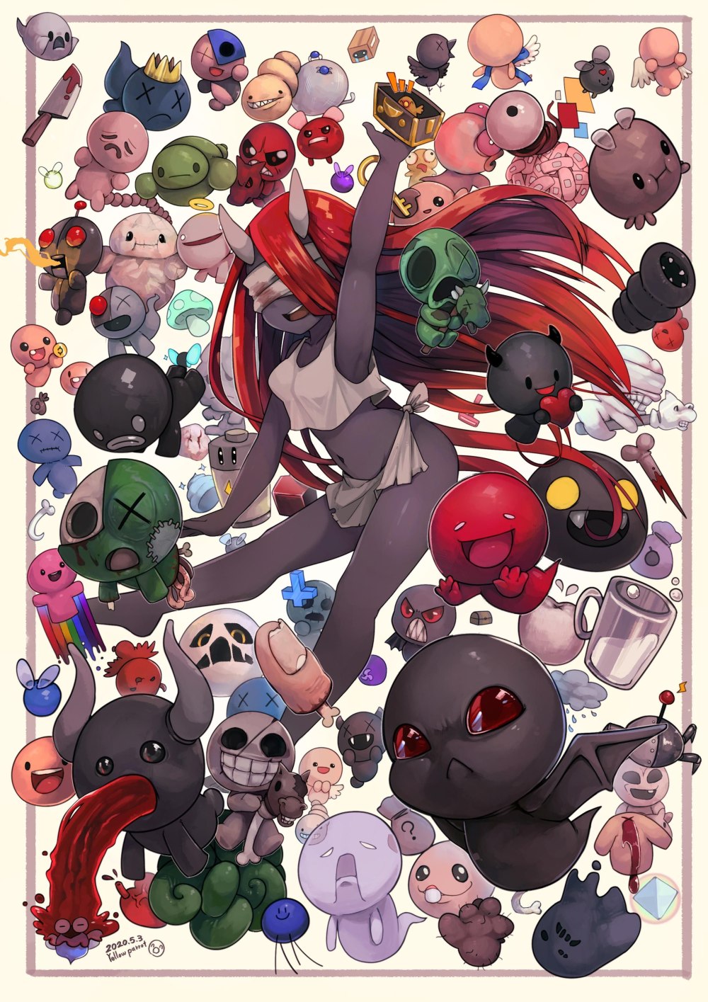 The Binding of Isaac Азазель аниме