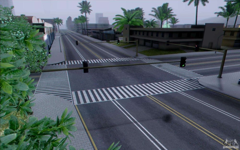 GTA San Andreas дорога HD