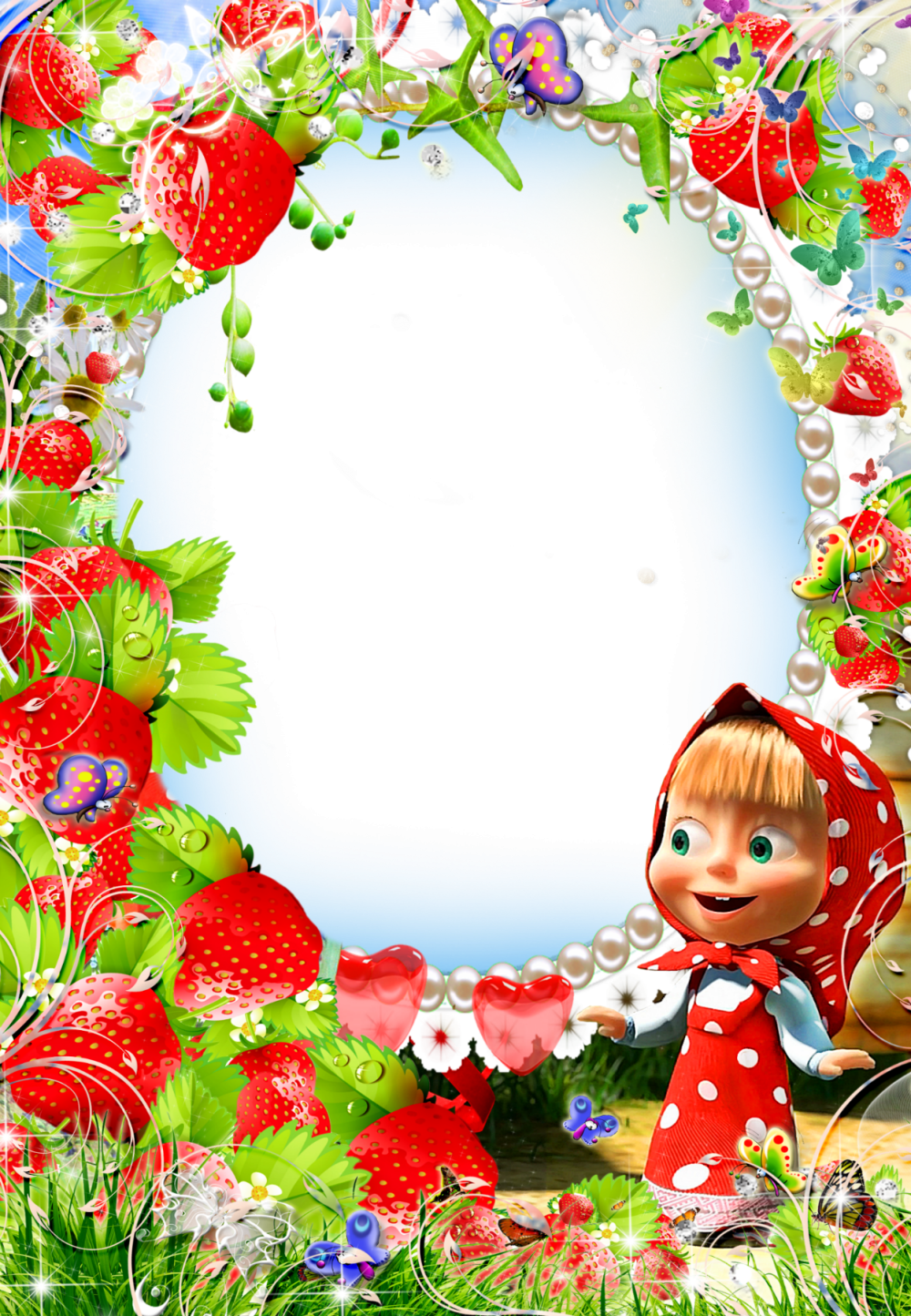 Рамка с ягодками детская
