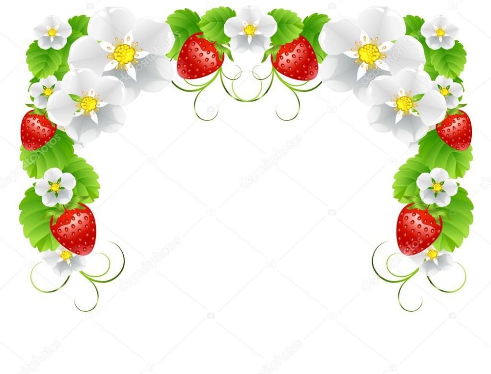 Рамка из земляники