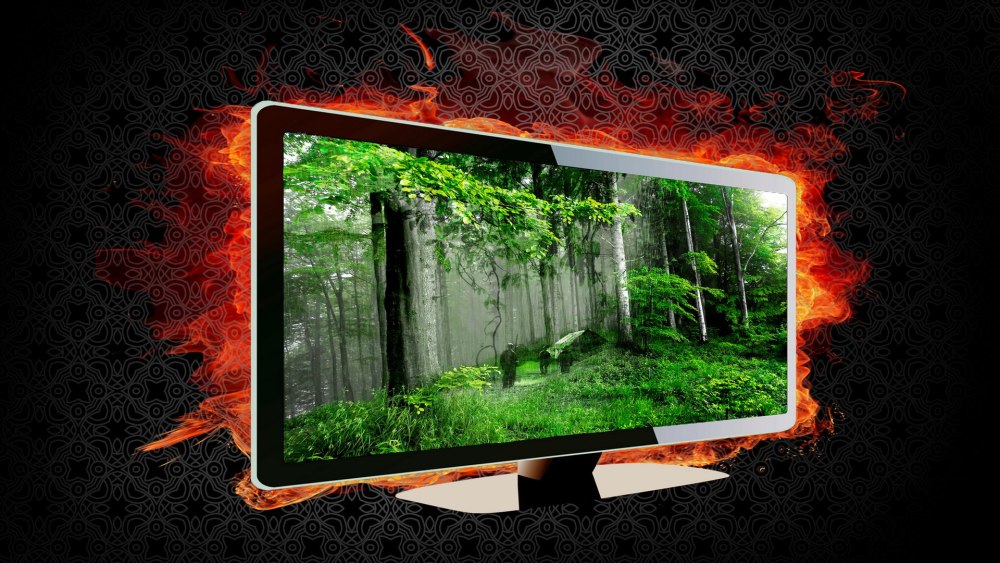 Фон для телевизора природа