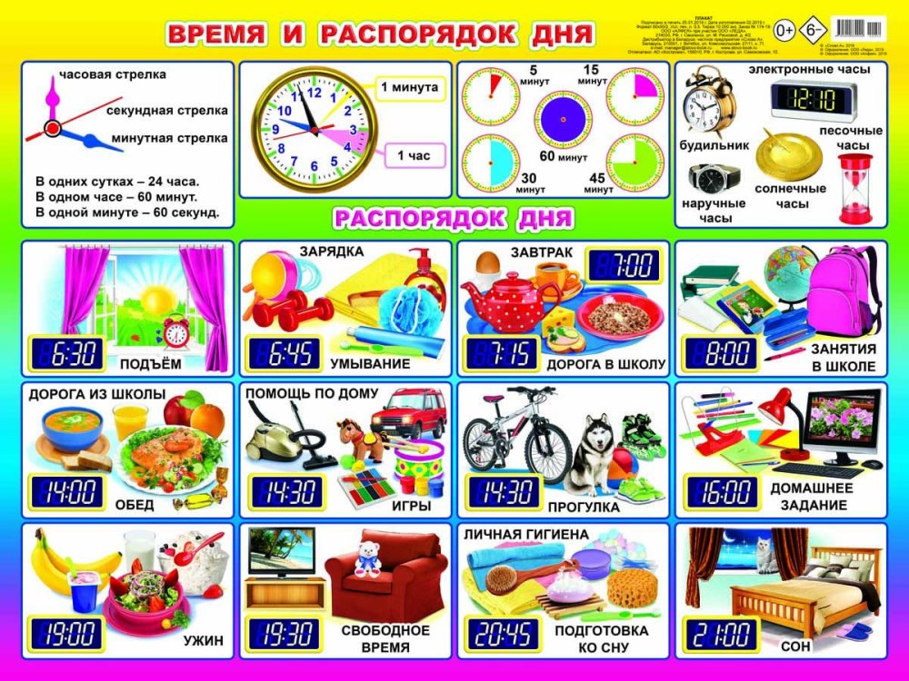 Режим распорядок дня школьника