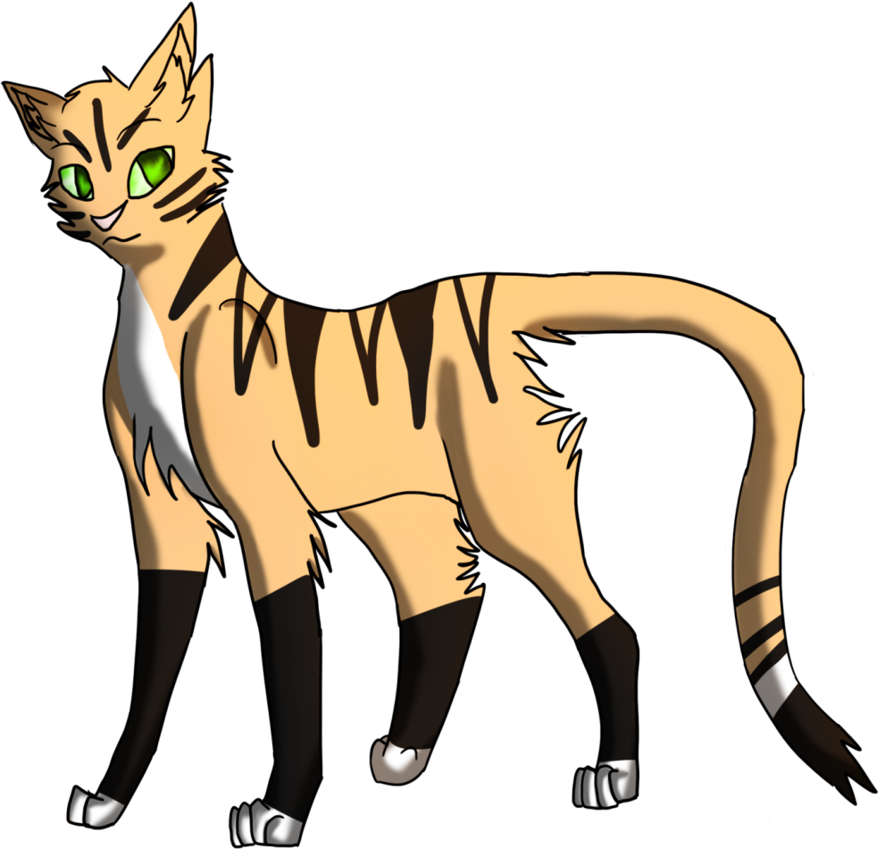 Раскраска коты Воители Бич