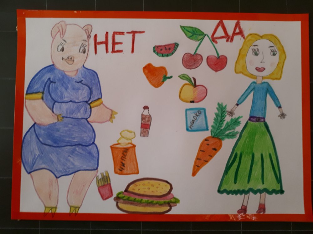 Аппликация по теме правильное питание