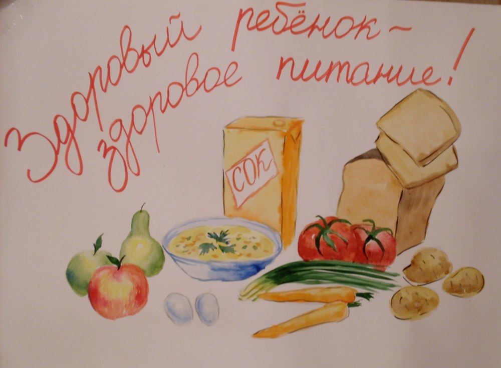 Конкурс рисунков здоровое питание
