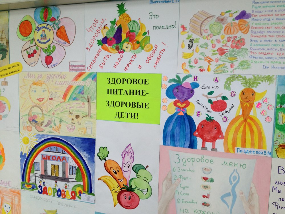 Полезные продукты рисунок