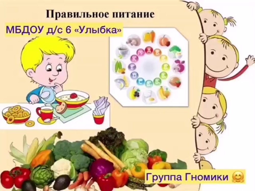 Беседа о питании