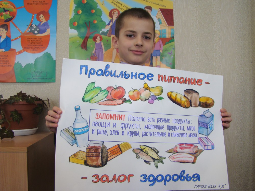 Конкурс плакатов здоровое питание