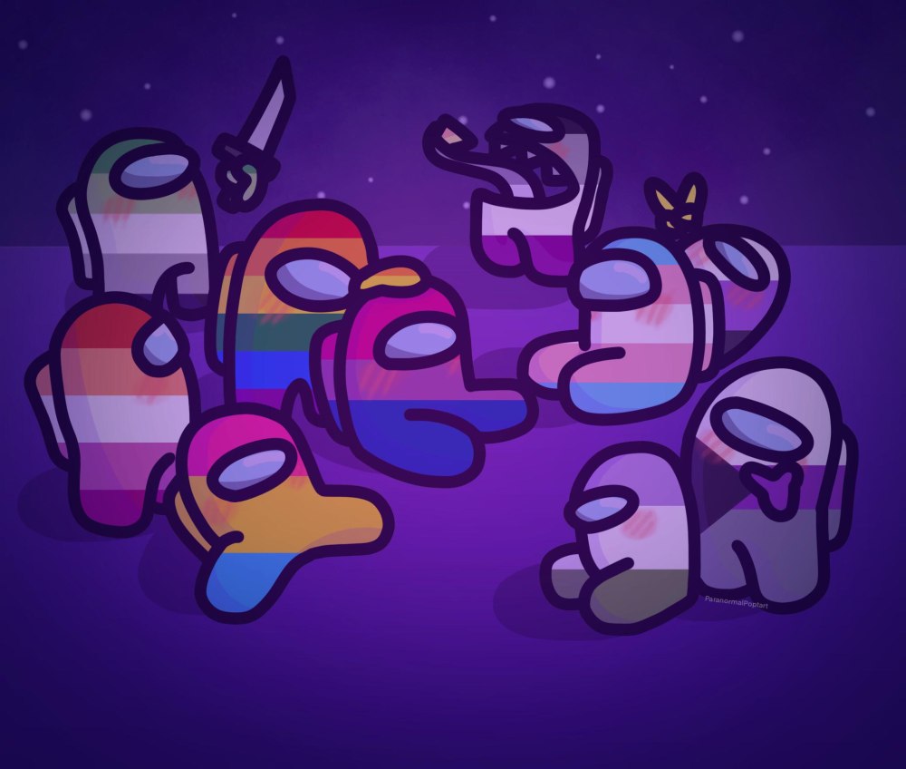 Обои амонг