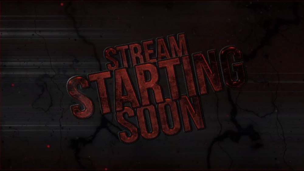 Stream starting soon