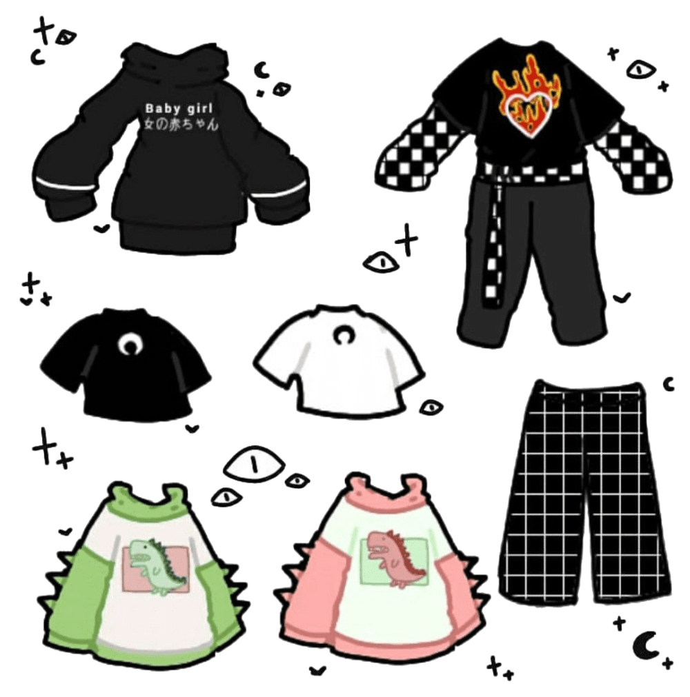 Одежда для обработки Gacha Life